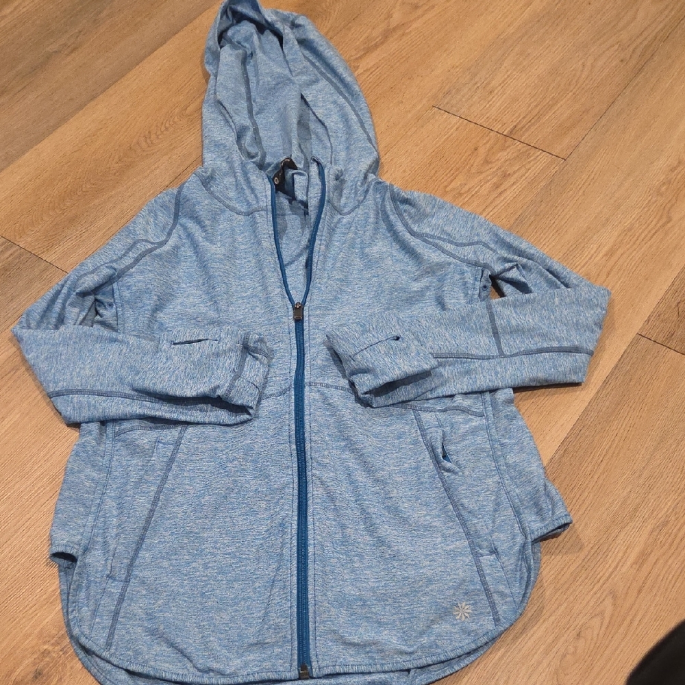 Athleta Women's Blue Hooded Jacket